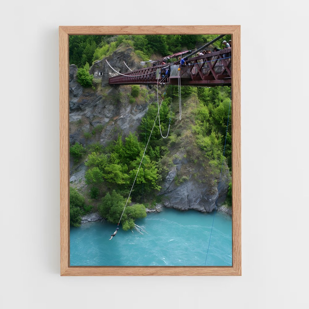 Poster Adrénaline au-dessus du Vide – affiche Saut à l’élastique (vue 4)